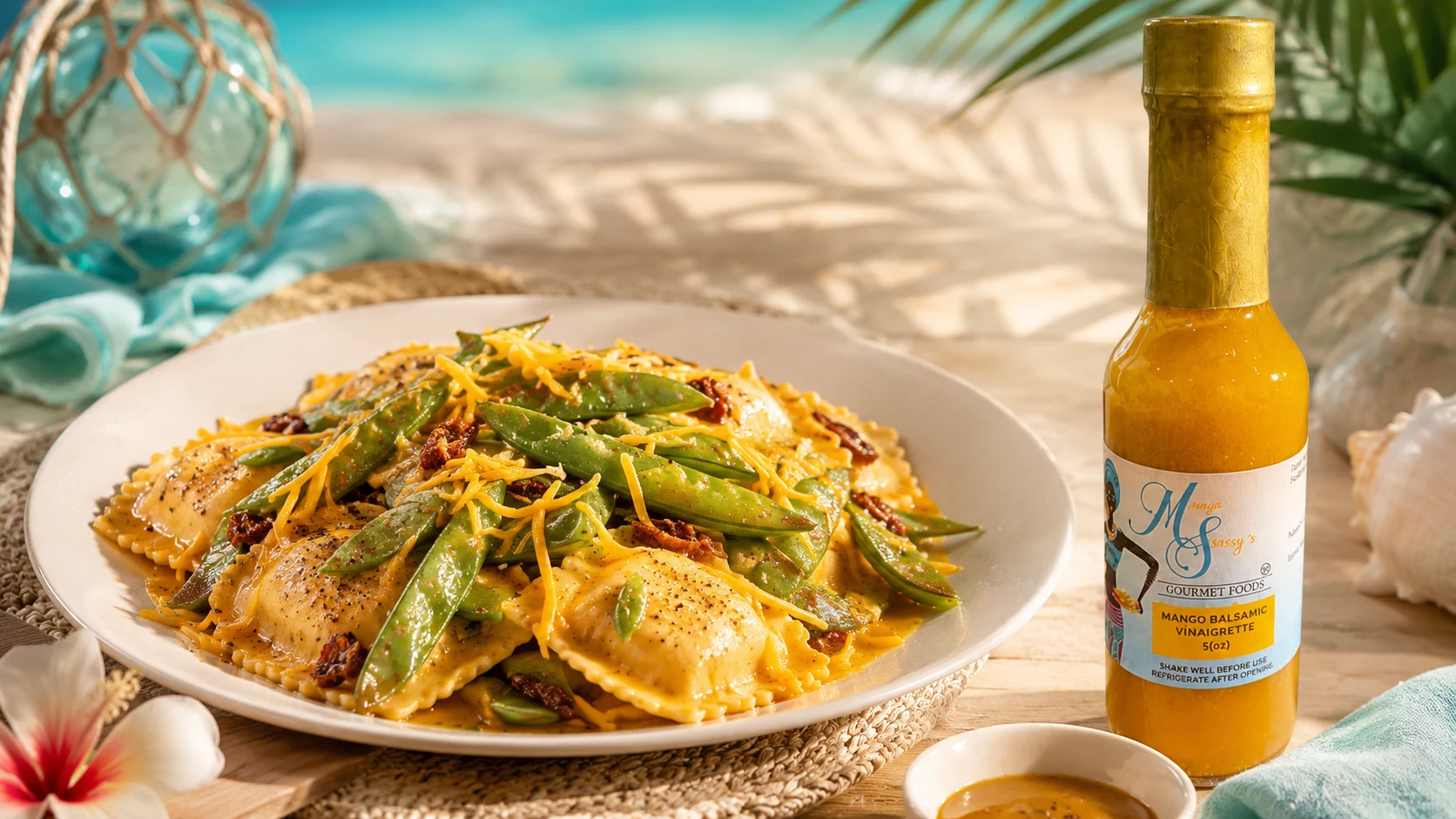 Mango Balsamic Ravioli